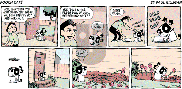 Pooch Cafe on Sunday July 4, 2010 Comic Strip