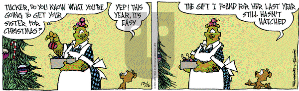 The Grizzwells on Monday December 16, 2013 Comic Strip