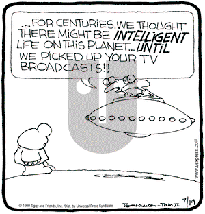 Ziggy on Monday July 19, 1999 Comic Strip