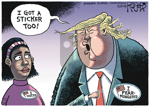 Rob Rogers on Wednesday November 7, 2018 Comic Strip