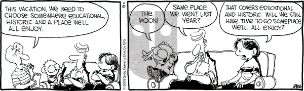 The Buckets on Monday June 30, 2008 Comic Strip