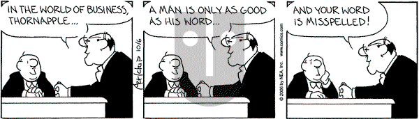 The Born Loser on Friday October 6, 2006 Comic Strip