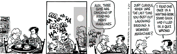Betty on Tuesday July 27, 1999 Comic Strip