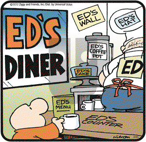 Ziggy on Saturday February 25, 2012 Comic Strip