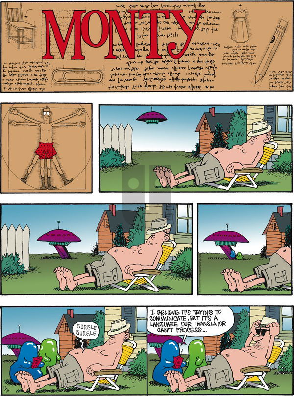 Monty on Sunday October 14, 2018 Comic Strip