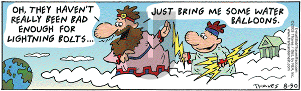 Frank and Ernest on Saturday August 30, 2003 Comic Strip