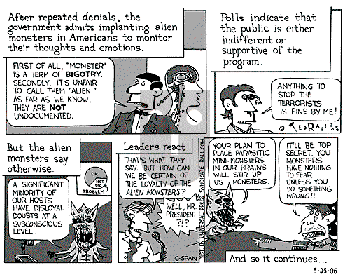 Ted Rall on Thursday May 25, 2006 Comic Strip
