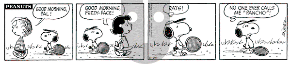 Peanuts on Wednesday May 30, 1973 Comic Strip