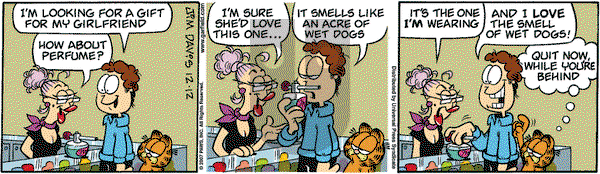 Garfield on Wednesday December 12, 2007 Comic Strip