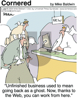 Cornered on Tuesday January 20, 2004 Comic Strip