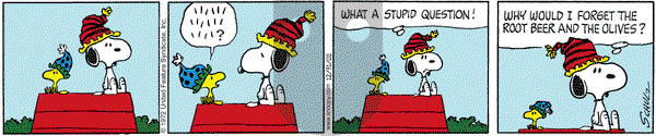Peanuts on Monday January 5, 2004 Comic Strip