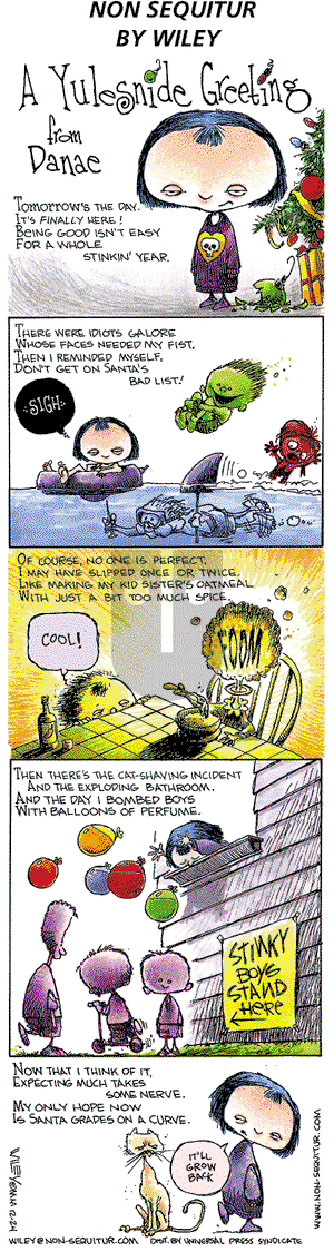 Non Sequitur on Sunday December 24, 2000 Comic Strip