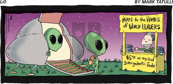 Lio on Sunday March 10, 2013 Comic Strip