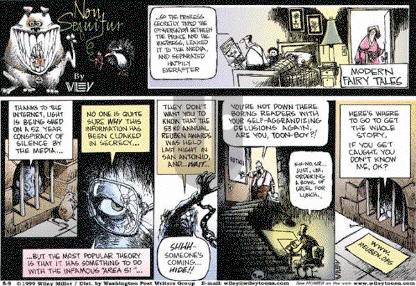 Non Sequitur on Sunday May 9, 1999 Comic Strip