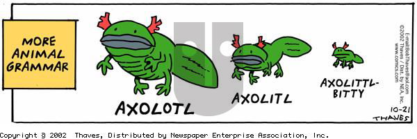 Frank and Ernest on Monday October 21, 2002 Comic Strip