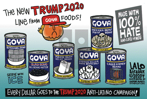 Lalo Alcaraz on Tuesday July 14, 2020 Comic Strip