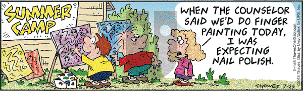 Frank and Ernest on Thursday July 25, 2013 Comic Strip