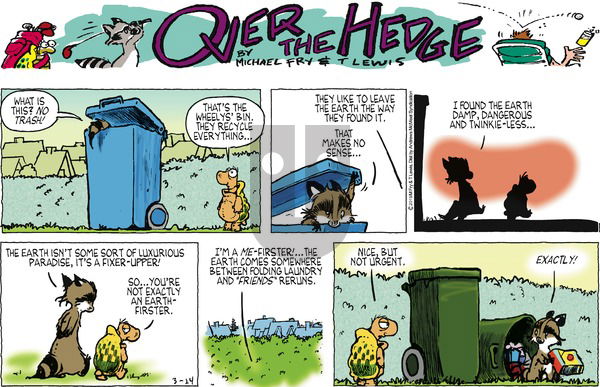 Over the Hedge on Sunday March 24, 2019 Comic Strip