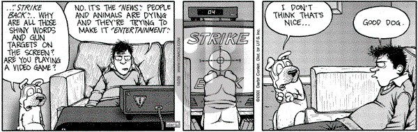 Get Fuzzy on Monday October 29, 2001 Comic Strip
