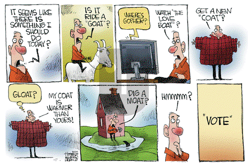 Jerry Holbert on Tuesday November 4, 2014 Comic Strip