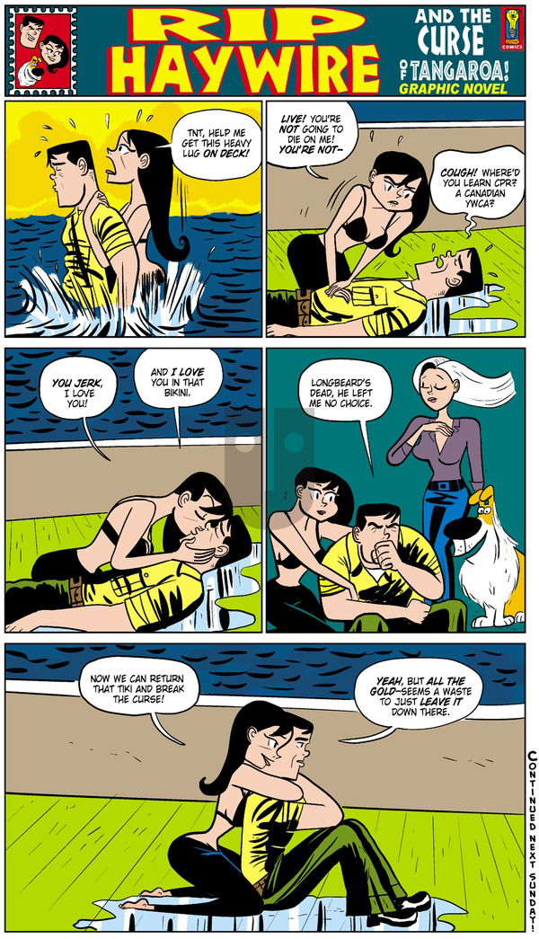 Rip Haywire on Sunday March 15, 2015 Comic Strip