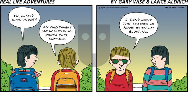 Real Life Adventures on Sunday August 28, 2016 Comic Strip