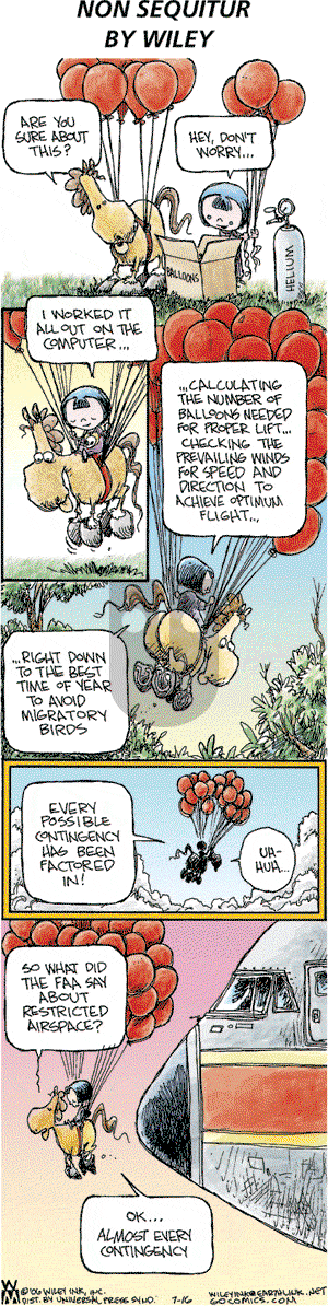 Non Sequitur on Sunday July 16, 2006 Comic Strip