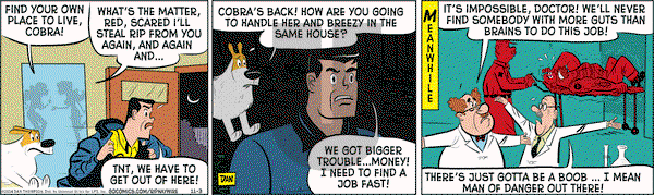 Rip Haywire on Monday November 3, 2014 Comic Strip