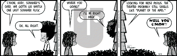 The Boondocks on Monday April 6, 2009 Comic Strip