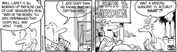 The Buckets on Wednesday October 31, 2001 Comic Strip