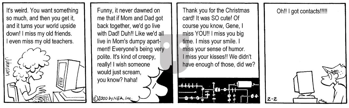 Arlo and Janis - Wednesday February 2, 2000 Comic Strip