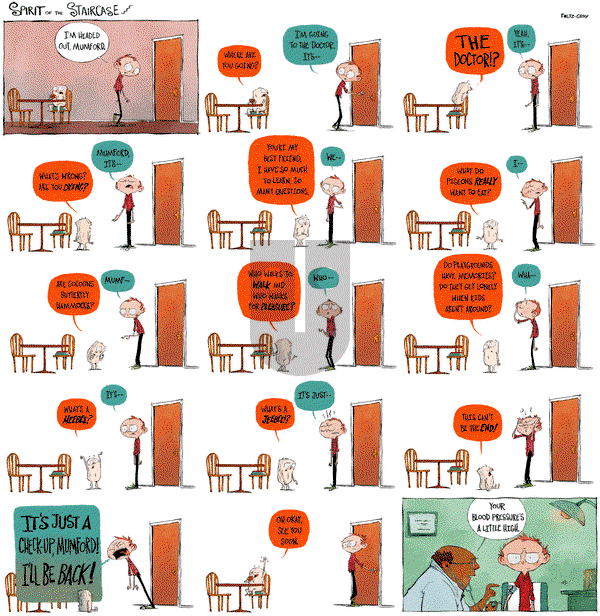 Spirit of the Staircase on Wednesday February 7, 2024 Comic Strip