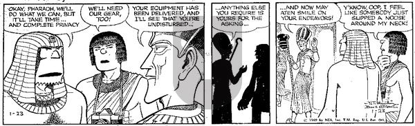 Alley Oop on Thursday January 23, 1969 Comic Strip