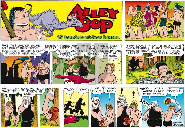 Alley Oop on Sunday April 4, 1999 Comic Strip
