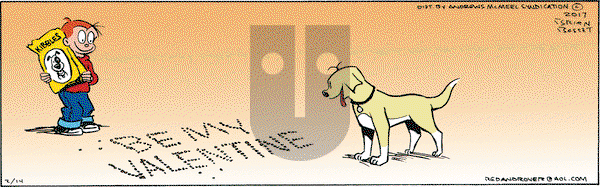 Red and Rover on Tuesday February 14, 2017 Comic Strip