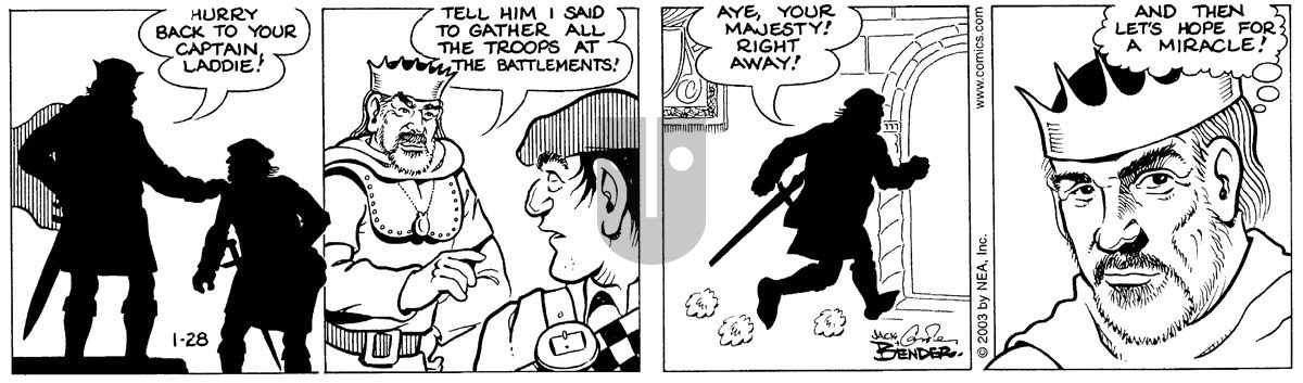 Alley Oop - Tuesday January 28, 2003 Comic Strip