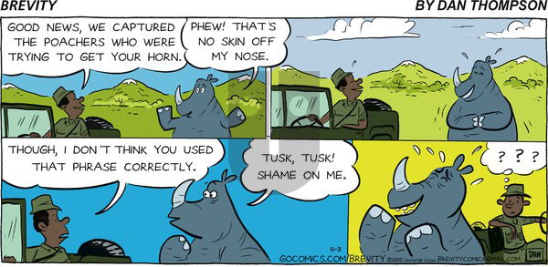 Brevity on Sunday May 3, 2015 Comic Strip