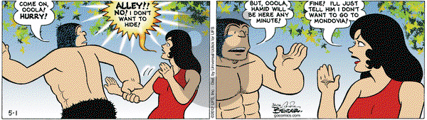 Alley Oop on Tuesday May 1, 2012 Comic Strip
