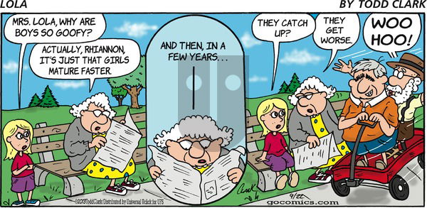 Lola on Sunday September 22, 2013 Comic Strip