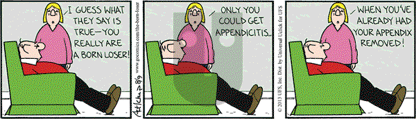 The Born Loser on Friday August 9, 2013 Comic Strip
