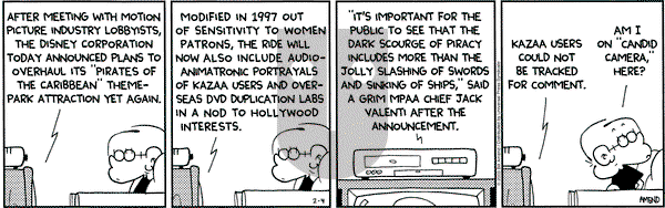 FoxTrot on Tuesday February 4, 2003 Comic Strip