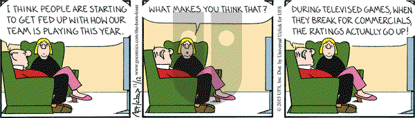 The Born Loser on Thursday November 12, 2015 Comic Strip