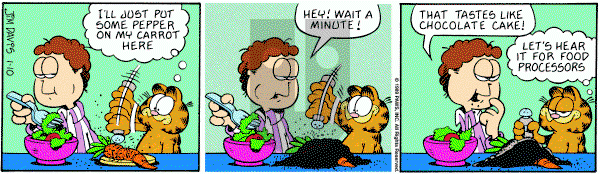 Garfield on Tuesday January 10, 1989 Comic Strip