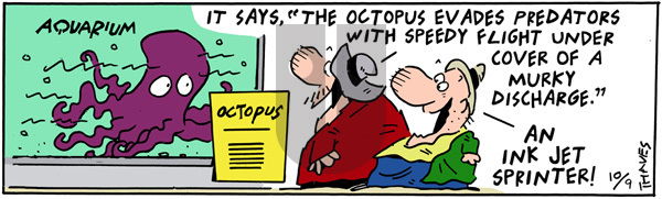 Frank and Ernest on Monday October 9, 2000 Comic Strip