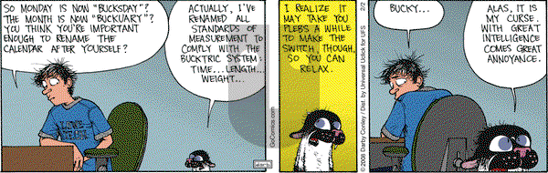 Get Fuzzy - Tuesday February 2, 2016 Comic Strip