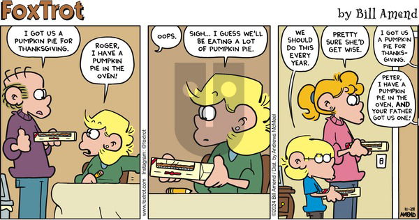 FoxTrot on Sunday November 24, 2024 Comic Strip