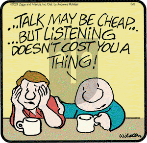 Ziggy on Friday March 5, 2021 Comic Strip