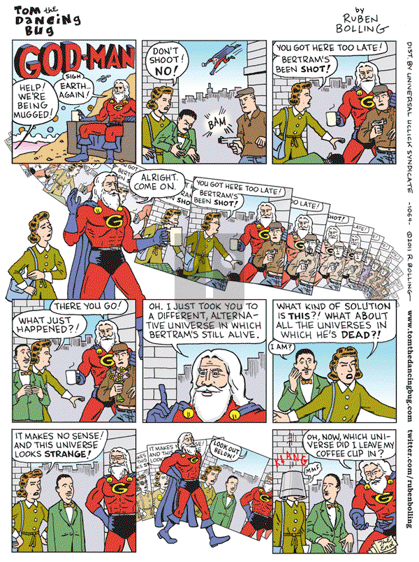 Tom the Dancing Bug on Friday November 25, 2011 Comic Strip