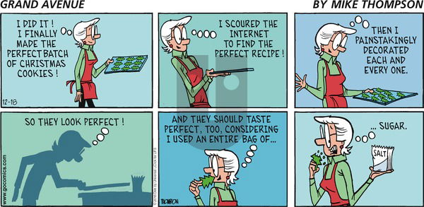 Grand Avenue on Sunday December 18, 2016 Comic Strip
