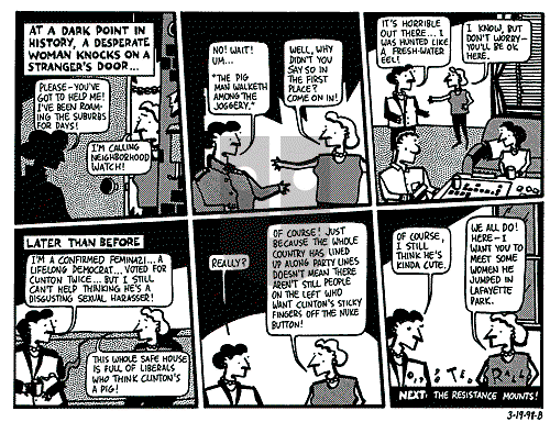 Ted Rall on Saturday March 21, 1998 Comic Strip